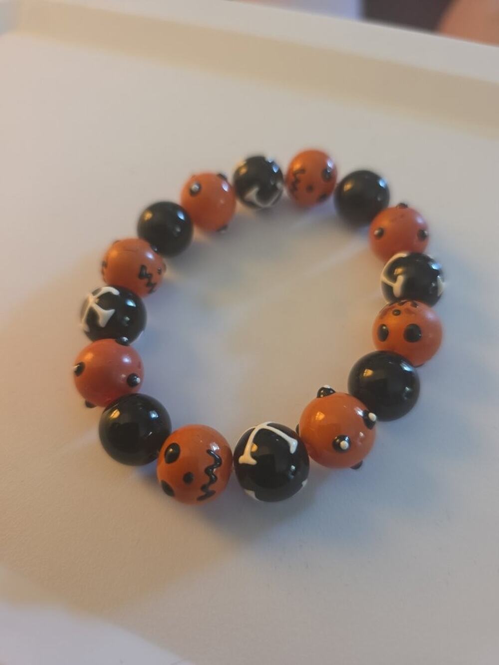 Halloween Themed Beaded Bracelet